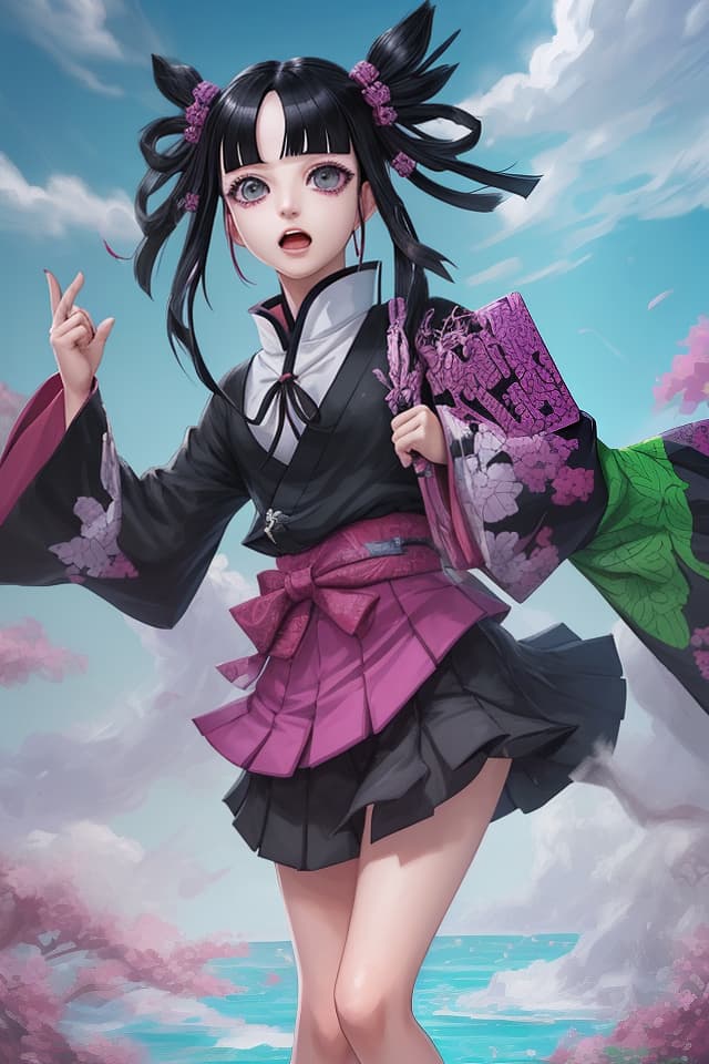  Kimetsu, Girl, KUROKAMI