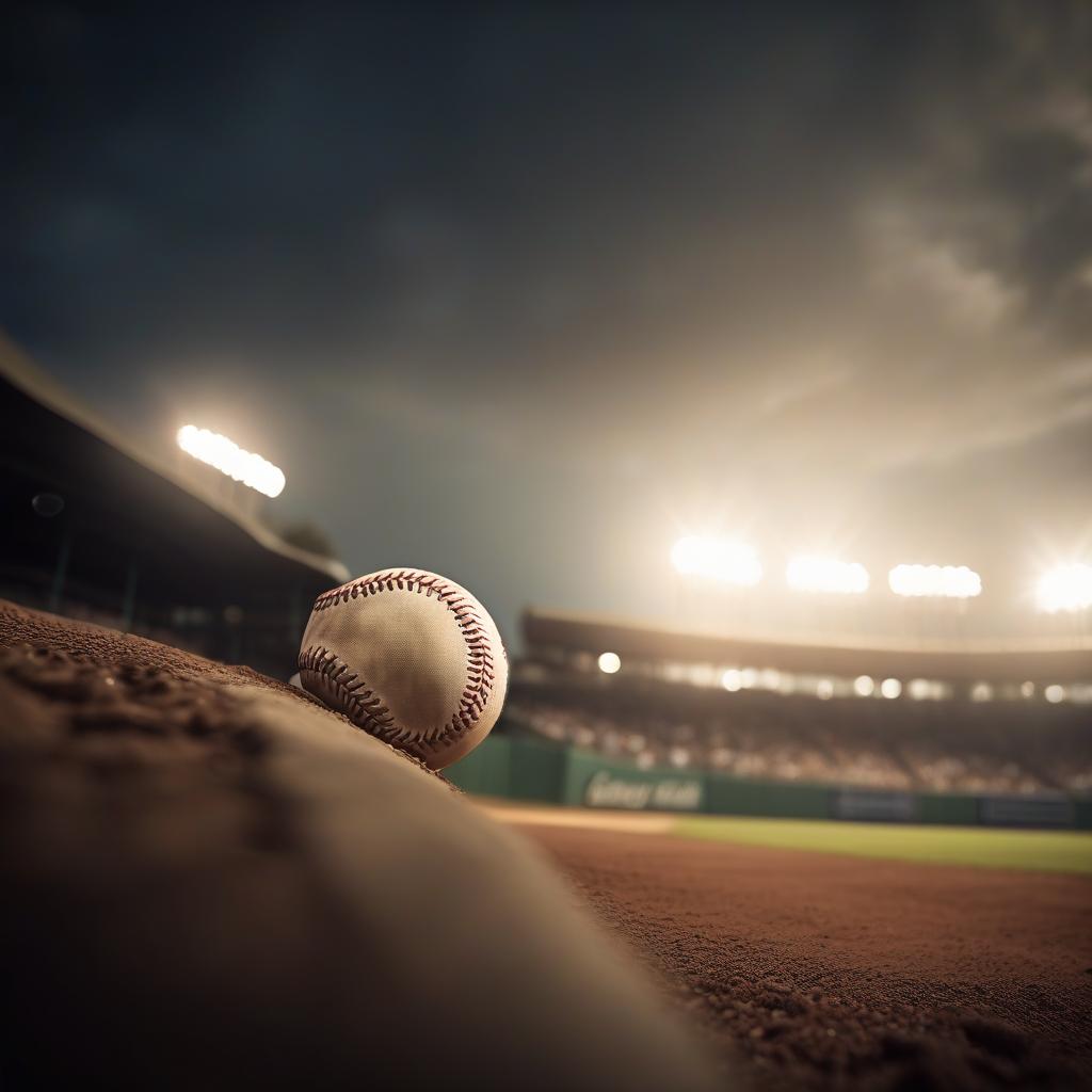  cinematic film still baseball game (note: blank spaces added for proper context) . shallow depth of field, vignette, highly detailed, high budget, bokeh, cinemascope, moody, epic, gorgeous, film grain, grainy