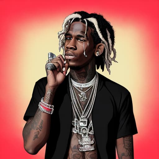  Young thug rapper pictures for T-shirt print