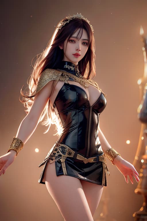  Naked girl wearing leather dress hyperrealistic, full body, detailed clothing, highly detailed, cinematic lighting, stunningly beautiful, intricate, sharp focus, f/1. 8, 85mm, (centered image composition), (professionally color graded), ((bright soft diffused light)), volumetric fog, trending on instagram, trending on tumblr, HDR 4K, 8K