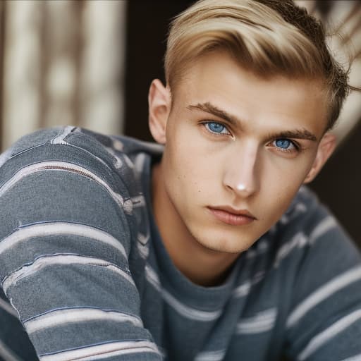 portrait+ style czech homosexual twink blonde very cute dude face