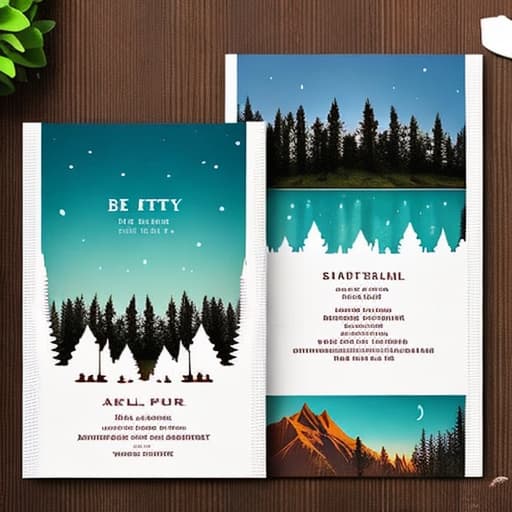  Party Invitation Want natural scenery and architectural elements