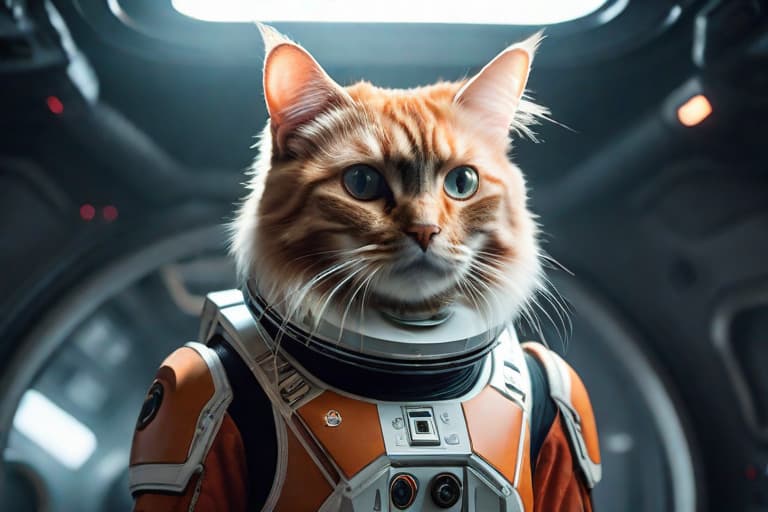  A cat that can aus to the mars hyperrealistic, full body, detailed clothing, highly detailed, cinematic lighting, stunningly beautiful, intricate, sharp focus, f/1. 8, 85mm, (centered image composition), (professionally color graded), ((bright soft diffused light)), volumetric fog, trending on instagram, trending on tumblr, HDR 4K, 8K