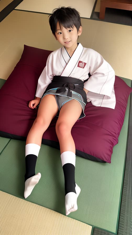  6th grade high socks loincloth, futon, kimono, Ryokan, boy