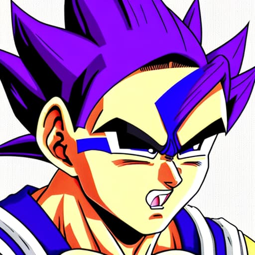  Vegeta from dragon ball. He wears purple SnapBack and purple mask