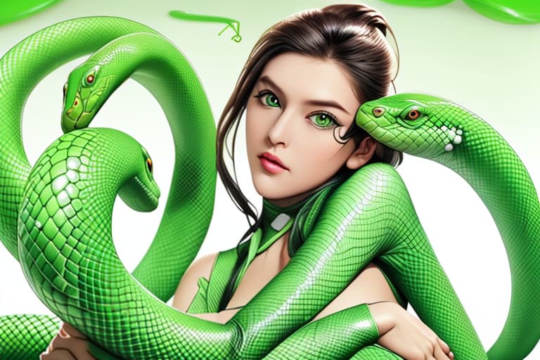  Make me a cover photo with a big “START QUIZ” name and the background subject is a green snake