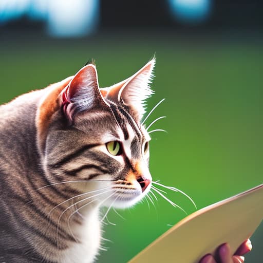 nvinkpunk Realistic image of a cat wearing headphones and reading glasses while riding a bus. hyperrealistic, full body, detailed clothing, highly detailed, cinematic lighting, stunningly beautiful, intricate, sharp focus, f/1. 8, 85mm, (centered image composition), (professionally color graded), ((bright soft diffused light)), volumetric fog, trending on instagram, trending on tumblr, HDR 4K, 8K