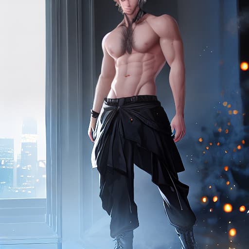  Shirtless hot guy hyperrealistic, full body, detailed clothing, highly detailed, cinematic lighting, stunningly beautiful, intricate, sharp focus, f/1. 8, 85mm, (centered image composition), (professionally color graded), ((bright soft diffused light)), volumetric fog, trending on instagram, trending on tumblr, HDR 4K, 8K