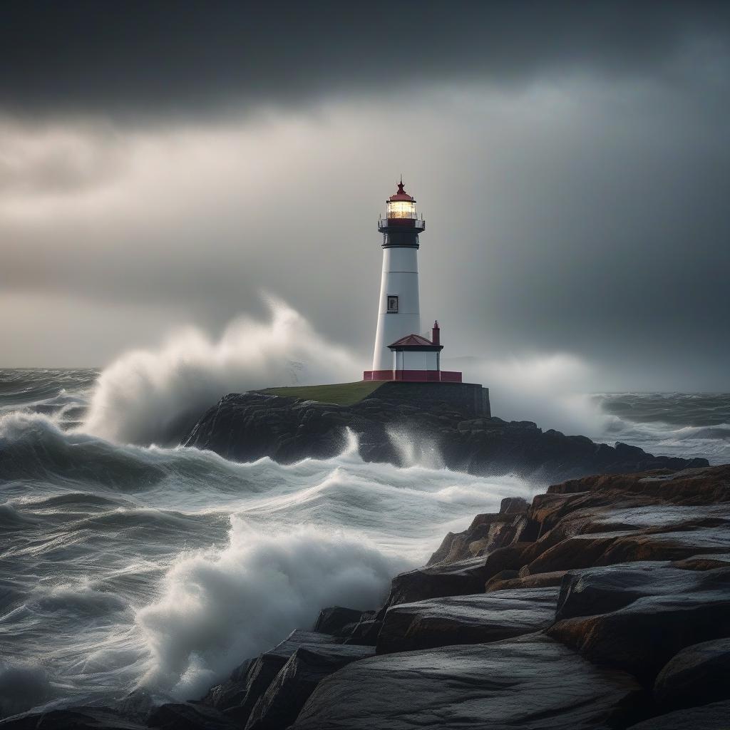  view from the shore of the lighthouse during a strong storm, sketch hyperrealistic, full body, detailed clothing, highly detailed, cinematic lighting, stunningly beautiful, intricate, sharp focus, f/1. 8, 85mm, (centered image composition), (professionally color graded), ((bright soft diffused light)), volumetric fog, trending on instagram, trending on tumblr, HDR 4K, 8K