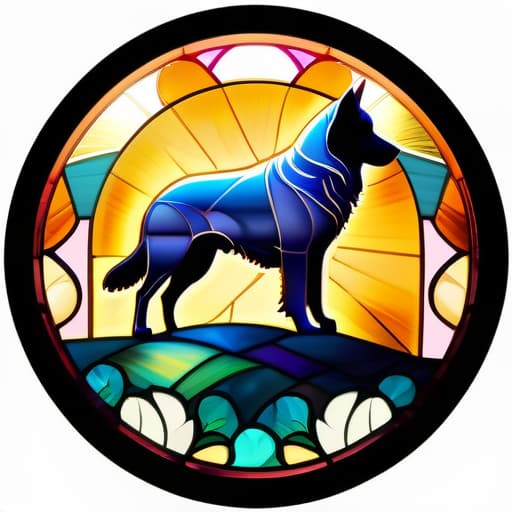  ((logo of Stained Glass style)), dog with a halo, Broken Glass effect, stained glass, stunning, something that even doesn't exist, mythical being, energy, molecular, textures, iridescent and luminescent scales, breathtaking beauty, pure perfection, divine presence, unforgettable, impressive, breathtaking beauty, Volumetric light, auras, rays, vivid colors reflects, futuristic, outer space, galaxy, Broken Glass effect, no background, stunning, something that even doesn't exist, mythical being, energy, molecular, textures, iridescent and luminescent scales, breathtaking beauty, pure perfection, divine presence, unforgettable, impressive, breathtaking beauty, Volumetric light, auras, rays, vivid colors reflects, high quality, highly detailed, hyperrealistic, full body, detailed clothing, highly detailed, cinematic lighting, stunningly beautiful, intricate, sharp focus, f/1. 8, 85mm, (centered image composition), (professionally color graded), ((bright soft diffused light)), volumetric fog, trending on instagram, trending on tumblr, HDR 4K, 8K