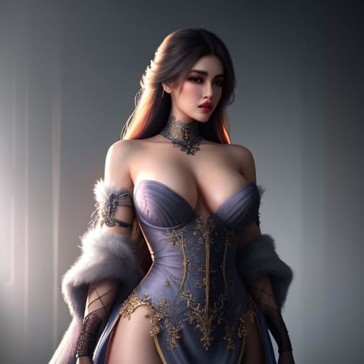  she get sex hyperrealistic, full body, detailed clothing, highly detailed, cinematic lighting, stunningly beautiful, intricate, sharp focus, f/1. 8, 85mm, (centered image composition), (professionally color graded), ((bright soft diffused light)), volumetric fog, trending on instagram, trending on tumblr, HDR 4K, 8K