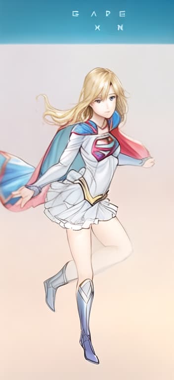  girl I'm Supergirl cape