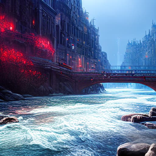  background river hyperrealistic, full body, detailed clothing, highly detailed, cinematic lighting, stunningly beautiful, intricate, sharp focus, f/1. 8, 85mm, (centered image composition), (professionally color graded), ((bright soft diffused light)), volumetric fog, trending on instagram, trending on tumblr, HDR 4K, 8K