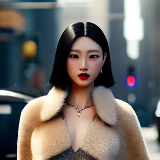 redshift style 性感美女 hyperrealistic, full body, detailed clothing, highly detailed, cinematic lighting, stunningly beautiful, intricate, sharp focus, f/1. 8, 85mm, (centered image composition), (professionally color graded), ((bright soft diffused light)), volumetric fog, trending on instagram, trending on tumblr, HDR 4K, 8K