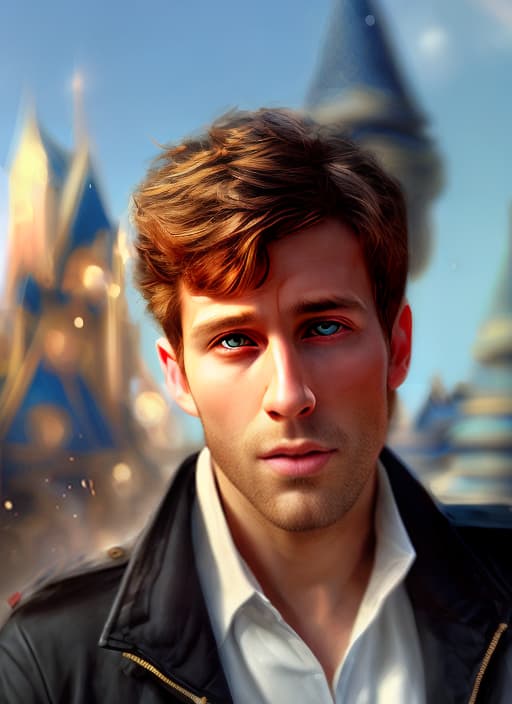 mdjrny-v4 style (((modern disney style))), (((high quality))), (realistic face), ((correct facial features)), (((big disney eyes))), disney retouch, disney background