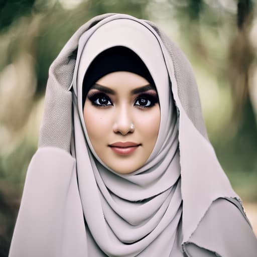 portrait+ style wanita memakai hijab dengan berbagai macam warna dan model