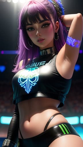  rave goddess, psychedelic leather, crop top, hyperrealistic, high quality, highly detailed, perfect lighting, intricate, sharp focus, f/1. 8, 85mm, (centered image composition), (professionally color graded), ((bright soft diffused light)), trending on instagram, HDR 4K, 8K