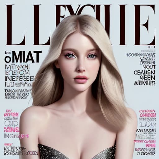  Fashion images: realistic images, realistic ELLE magazine covers, stories about news, variety, entertainment news, famous stars, in which the cover of the magazine is a picture of a famous