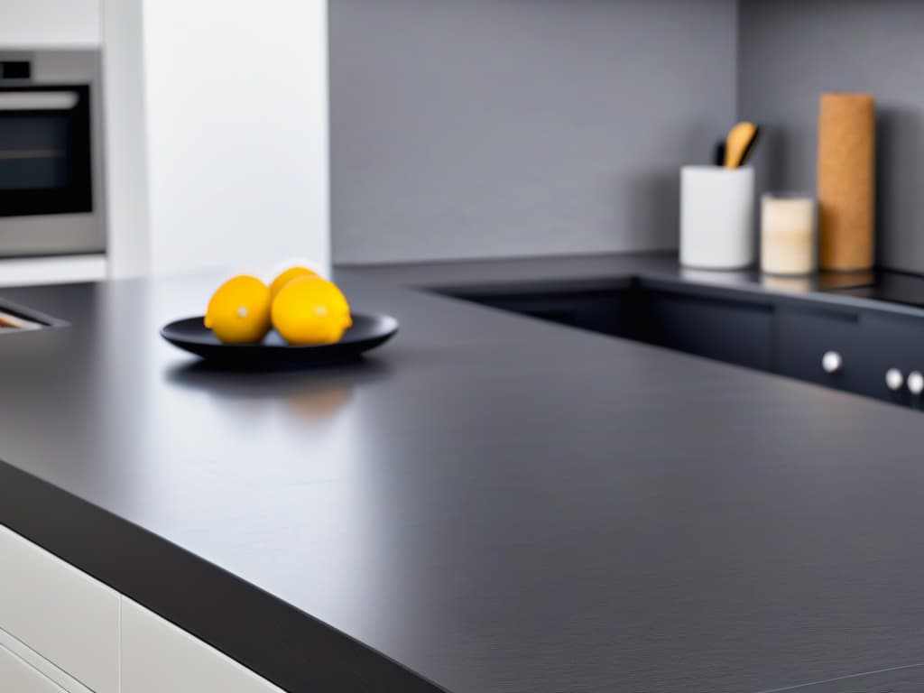  An ultradetailed 8k image showcasing a sleek and modern kitchen countertop with a minimalist design. The countertop is immaculately organized with the top five tamices and cernidores neatly arranged in a row, each displaying a unique feature that sets it apart. The background is softly blurred to draw the viewer's focus to the tools, emphasizing their efficiency and quality. The image conveys a sense of professionalism and sophistication, perfectly complementing the article's informative and inspiring tone. hyperrealistic, full body, detailed clothing, highly detailed, cinematic lighting, stunningly beautiful, intricate, sharp focus, f/1. 8, 85mm, (centered image composition), (professionally color graded), ((bright soft diffused light)), volumetric fog, trending on instagram, trending on tumblr, HDR 4K, 8K