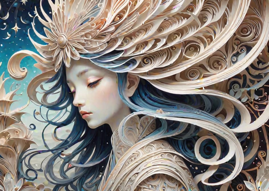  ethereal fantasy concept art of intricate paper quilled sand spirit, vint, beautiful paper quills, hyper detailed, insane depth, gorgeous composition, chaotic but orderly . magnificent, celestial, ethereal, painterly, epic, majestic, magical, fantasy art, cover art, dreamy, magic, surreal, fantasy, digital art, wlop, artgerm and james jean, ultra hd, realistic, vivid colors, highly detailed hyperrealistic, full body, detailed clothing, highly detailed, cinematic lighting, stunningly beautiful, intricate, sharp focus, f/1. 8, 85mm, (centered image composition), (professionally color graded), ((bright soft diffused light)), volumetric fog, trending on instagram, trending on tumblr, HDR 4K, 8K