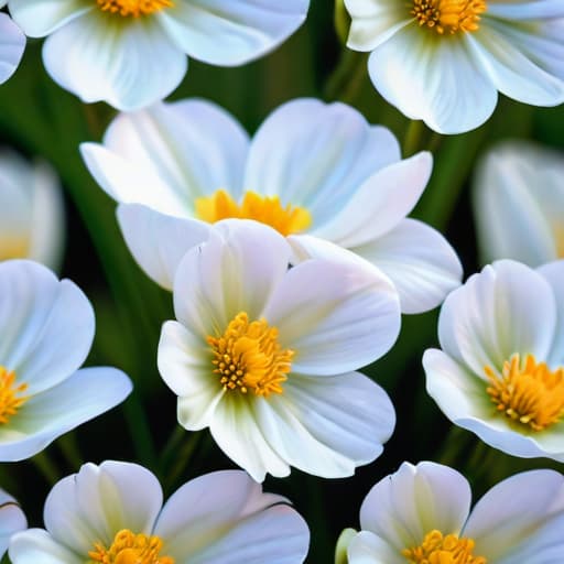  white flowers hyperrealistic, full body, detailed clothing, highly detailed, cinematic lighting, stunningly beautiful, intricate, sharp focus, f/1. 8, 85mm, (centered image composition), (professionally color graded), ((bright soft diffused light)), volumetric fog, trending on instagram, trending on tumblr, HDR 4K, 8K