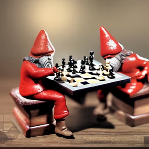  2 gnomes playing chess