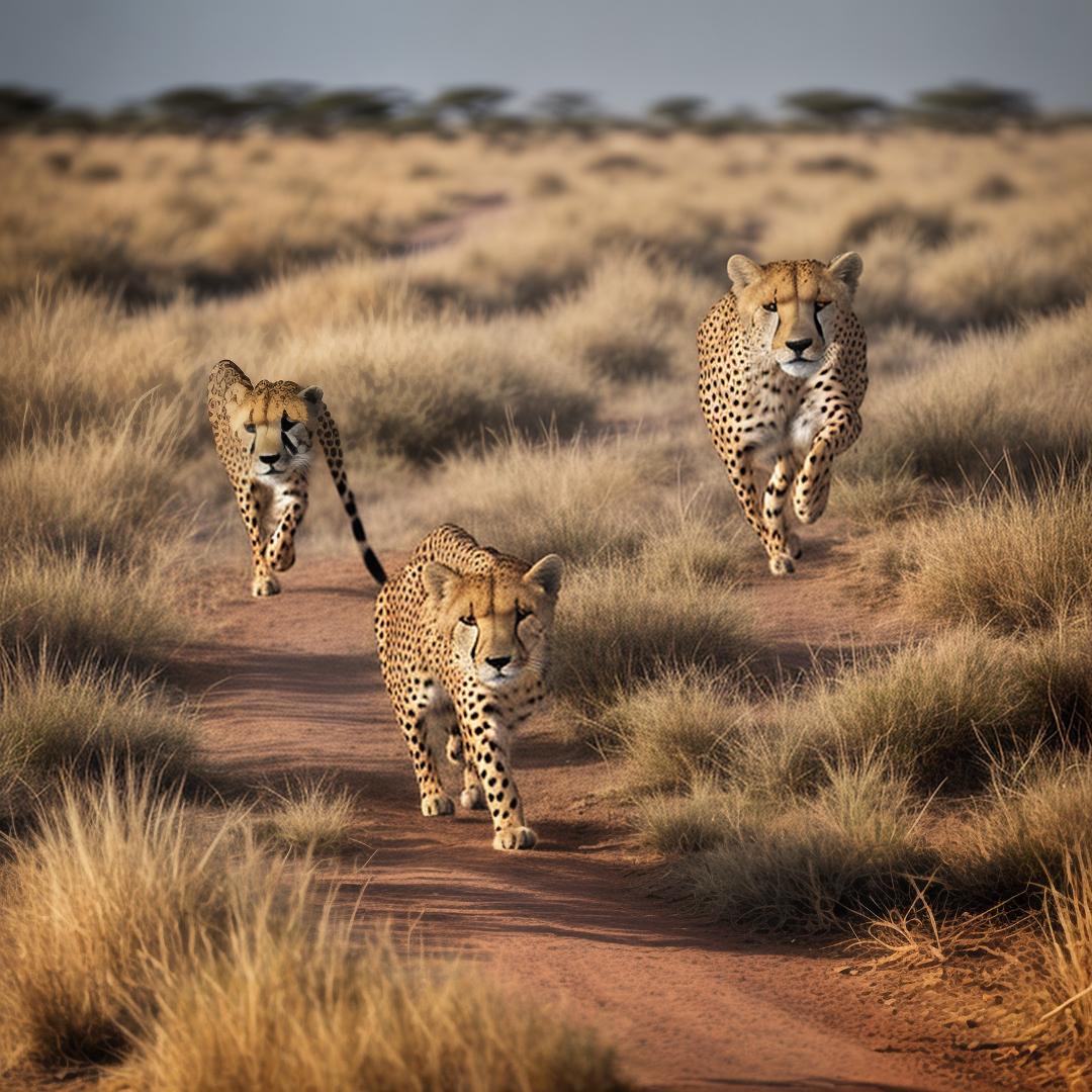  Dog running with cheetah in Africa safari hyperrealistic, full body, detailed clothing, highly detailed, cinematic lighting, stunningly beautiful, intricate, sharp focus, f/1. 8, 85mm, (centered image composition), (professionally color graded), ((bright soft diffused light)), volumetric fog, trending on instagram, trending on tumblr, HDR 4K, 8K