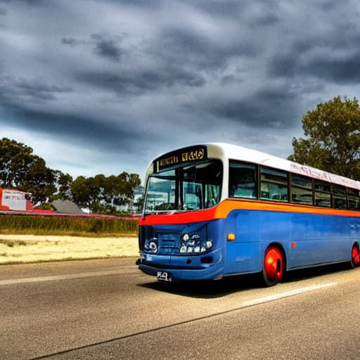  Ruined bus car hyperrealistic, full body, detailed clothing, highly detailed, cinematic lighting, stunningly beautiful, intricate, sharp focus, f/1. 8, 85mm, (centered image composition), (professionally color graded), ((bright soft diffused light)), volumetric fog, trending on instagram, trending on tumblr, HDR 4K, 8K