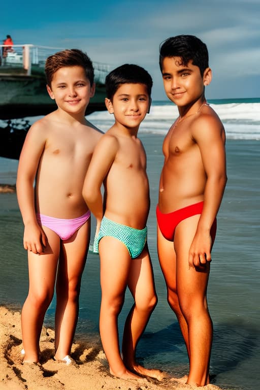  boys,, beach