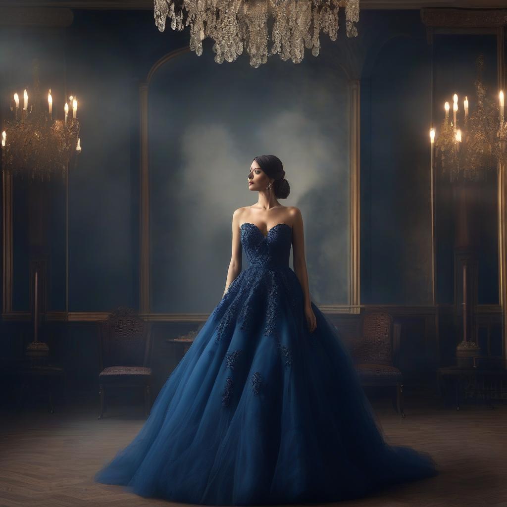  Sad beauty in a dark blue dress gets married in the 2010s. hyperrealistic, full body, detailed clothing, highly detailed, cinematic lighting, stunningly beautiful, intricate, sharp focus, f/1. 8, 85mm, (centered image composition), (professionally color graded), ((bright soft diffused light)), volumetric fog, trending on instagram, trending on tumblr, HDR 4K, 8K