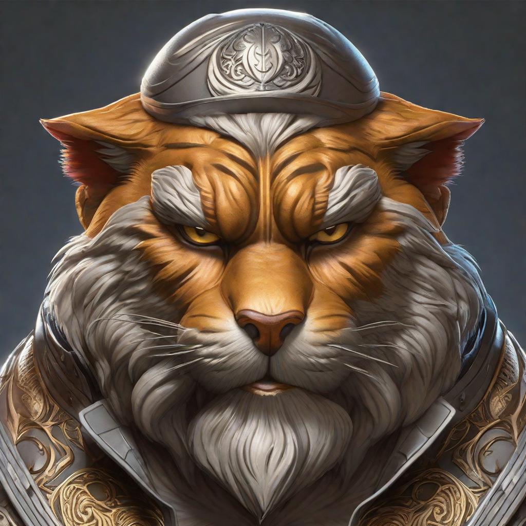  Garfield, realistic fantasy d & d character, closeup portrait art by donato giancola and greg rutkowski, realistic face, digital art, trending on artstation hyperrealistic, full body, detailed clothing, highly detailed, cinematic lighting, stunningly beautiful, intricate, sharp focus, f/1. 8, 85mm, (centered image composition), (professionally color graded), ((bright soft diffused light)), volumetric fog, trending on instagram, trending on tumblr, HDR 4K, 8K