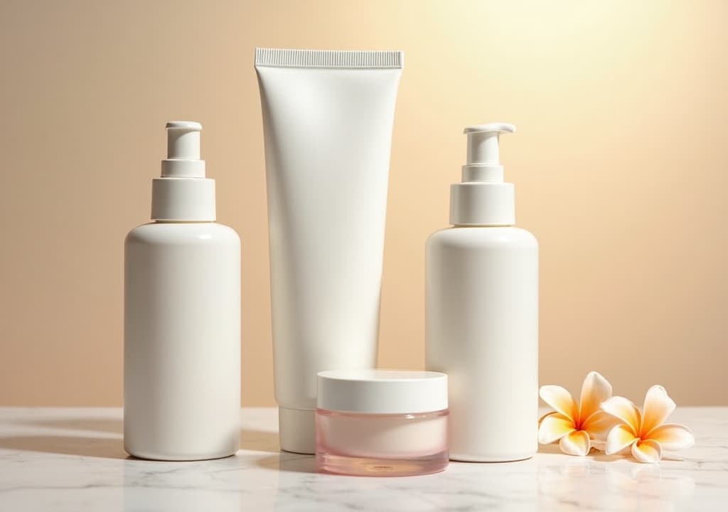  good quality, high quality, skincare products promote antiaging benefits and address common skin concerns. concept anti aging ingredients, skincare regimens, common skin issues, moisturizers and serums, youthful glow techniques