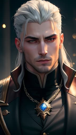  a vampire king, bruenett hair, hazel eyes, majestic, beautiful, handsome. , hyperrealistic, high quality, highly detailed, perfect lighting, intricate, sharp focus, f/1. 8, 85mm, (centered image composition), (professionally color graded), ((bright soft diffused light)), trending on instagram, HDR 4K, 8K