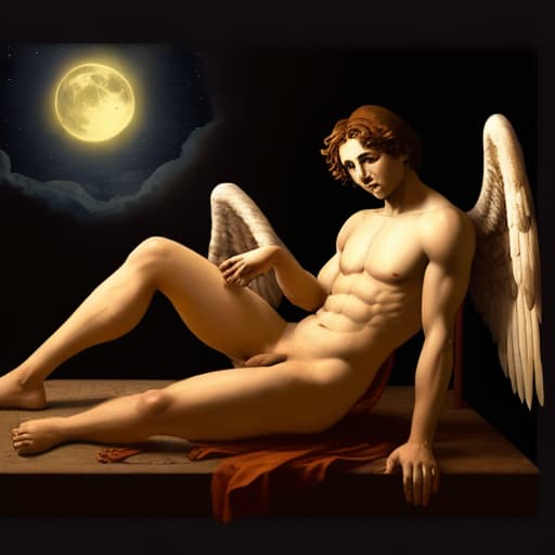  quiero crear un pene con alas al lado de Leonardo di Carpio y que sea de piel oscura