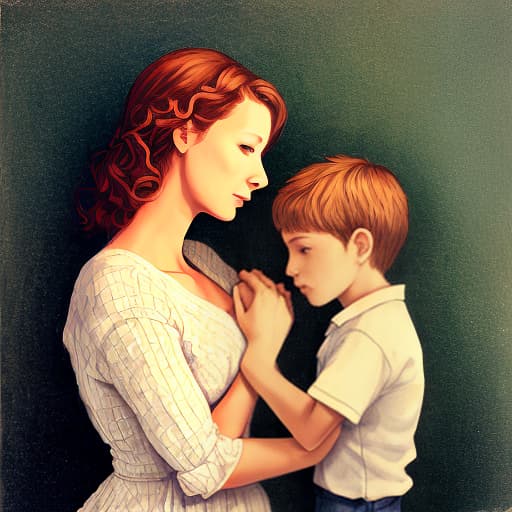  mother and son