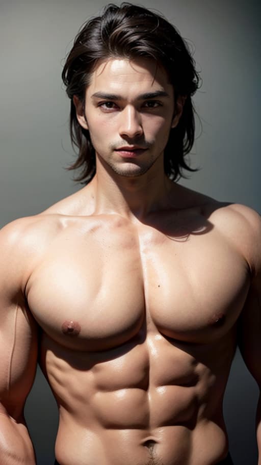  Best quality, masterpiece, ultra high res, (photorealistic:1.4), raw photo, (detail face:1.3), (realistic skin), deep shadow, dramatic lighting, handsome, muscular, fit, athletic, masculine, chiseled jawline, broad shoulders, strong arms, six-pack abs, confident smile, stylish, trendy, fashionable, cool, charismatic, rugged, sexy, alluring, attractive, irresistible, deep shadow, dramatic lighting, portrait, portrait size, unedited, symmetrical balance