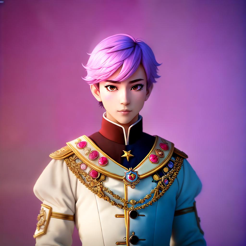  cartoon image of the  prince, kawaii, different poses, vector, ilration, delicate colors, flat colors, minimalism, one tone ,highly detailed, cinematic lighting, stunningly beautiful, intricate, sharp focus, f1. 8, 85mm, (centered image composition), (professionally color graded), ((bright soft diffused light)), volumetric fog, trending on instagram, trending on tumblr, HDR 4K, 8K