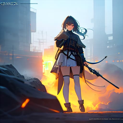  (girl), anime, highly detailed, 4k, high quality, trending on art station hyperrealistic, full body, detailed clothing, highly detailed, cinematic lighting, stunningly beautiful, intricate, sharp focus, f/1. 8, 85mm, (centered image composition), (professionally color graded), ((bright soft diffused light)), volumetric fog, trending on instagram, trending on tumblr, HDR 4K, 8K