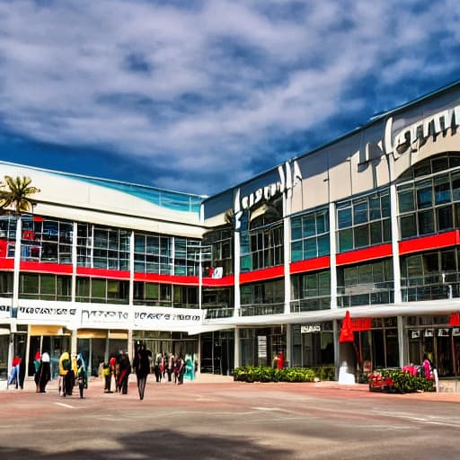  shoping mall hyperrealistic, full body, detailed clothing, highly detailed, cinematic lighting, stunningly beautiful, intricate, sharp focus, f/1. 8, 85mm, (centered image composition), (professionally color graded), ((bright soft diffused light)), volumetric fog, trending on instagram, trending on tumblr, HDR 4K, 8K