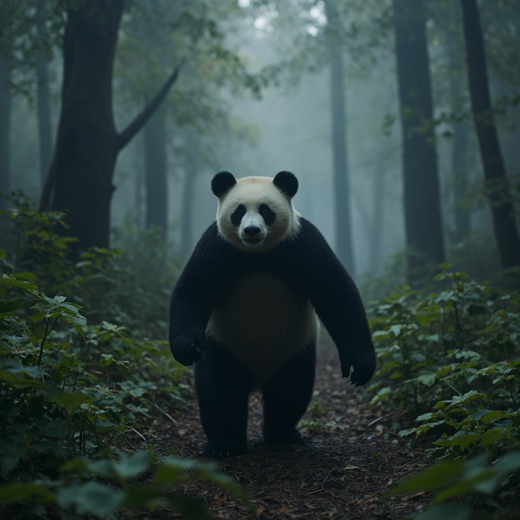  evil panda walking through forest https://modelslab.com/models/section/all?searchitem=anime hyperrealistic, full body, detailed clothing, highly detailed, cinematic lighting, stunningly beautiful, intricate, sharp focus, f/1. 8, 85mm, (centered image composition), (professionally color graded), ((bright soft diffused light)), volumetric fog, trending on instagram, trending on tumblr, HDR 4K, 8K