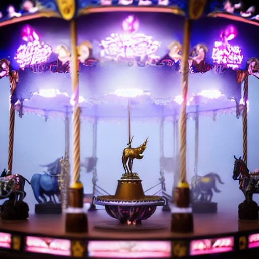 modelshoot style <optimized out>#830f4(TextEditingValue(text: ┤A whimsical carousel with mythical creatures as rideable creatures.├, selection: TextSelection.invalid, composing: TextRange(start: -1, end: -1))) hyperrealistic, full body, detailed clothing, highly detailed, cinematic lighting, stunningly beautiful, intricate, sharp focus, f/1. 8, 85mm, (centered image composition), (professionally color graded), ((bright soft diffused light)), volumetric fog, trending on instagram, trending on tumblr, HDR 4K, 8K