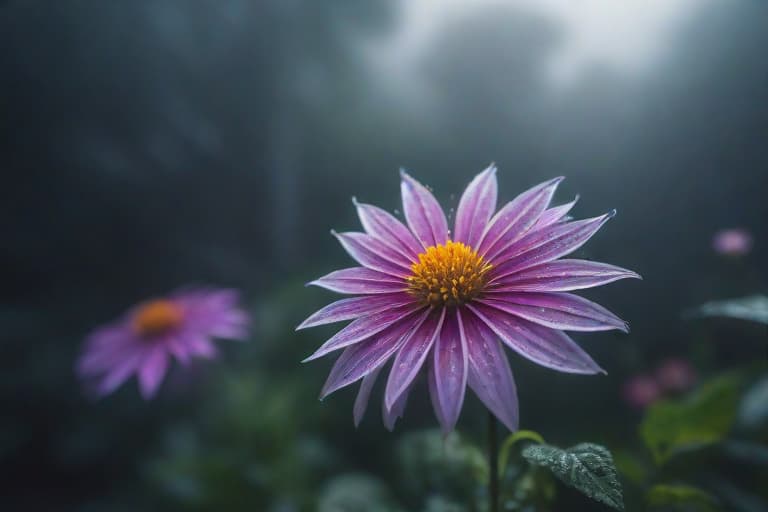  A flower that shinin he stars hyperrealistic, full body, detailed clothing, highly detailed, cinematic lighting, stunningly beautiful, intricate, sharp focus, f/1. 8, 85mm, (centered image composition), (professionally color graded), ((bright soft diffused light)), volumetric fog, trending on instagram, trending on tumblr, HDR 4K, 8K