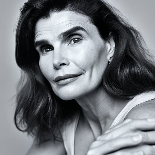 portrait+ style Julia Ormond queer face