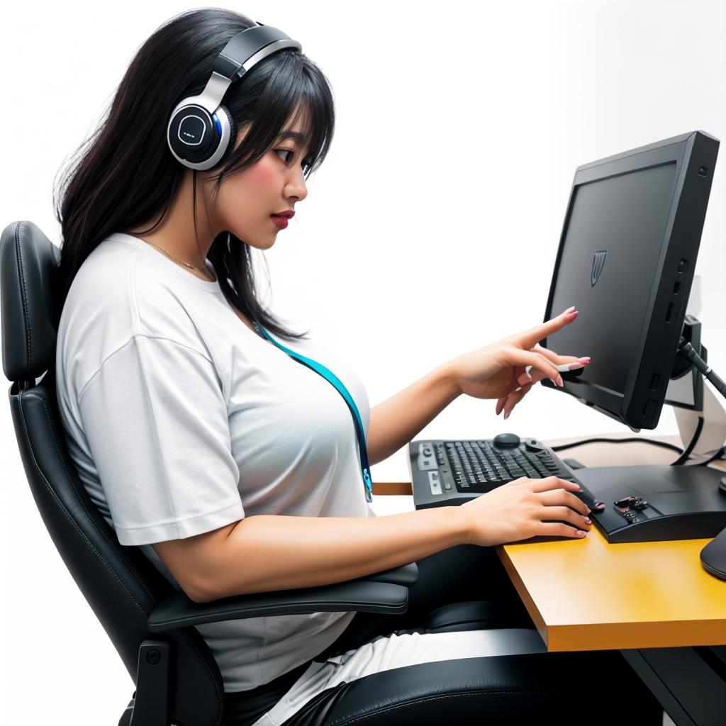  raccoon sitting in gaming chair front a computer on desktop, ((semi anthropomorphic)),(full body), tail, belly, sitting, fat, (chubby), (((white background))), solo, desktop, gaming chair, side view,  [[[clothes]]] hyperrealistic, full body, detailed clothing, highly detailed, cinematic lighting, stunningly beautiful, intricate, sharp focus, f/1. 8, 85mm, (centered image composition), (professionally color graded), ((bright soft diffused light)), volumetric fog, trending on instagram, trending on tumblr, HDR 4K, 8K