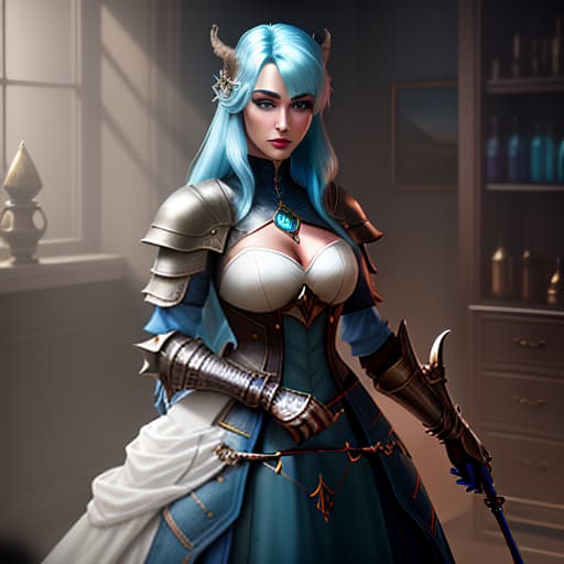  a woman, an Argonian, an alchemist with blue eyes surrounded by a pile of colorful vials, a rapier and a backpack in the corner of the room hyperrealistic, full body, detailed clothing, highly detailed, cinematic lighting, stunningly beautiful, intricate, sharp focus, f/1. 8, 85mm, (centered image composition), (professionally color graded), ((bright soft diffused light)), volumetric fog, trending on instagram, trending on tumblr, HDR 4K, 8K