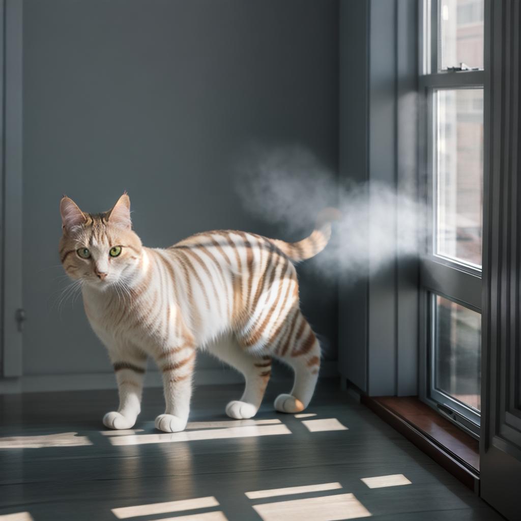  @PB_ImgGenBot Cat hyperrealistic, full body, detailed clothing, highly detailed, cinematic lighting, stunningly beautiful, intricate, sharp focus, f/1. 8, 85mm, (centered image composition), (professionally color graded), ((bright soft diffused light)), volumetric fog, trending on instagram, trending on tumblr, HDR 4K, 8K