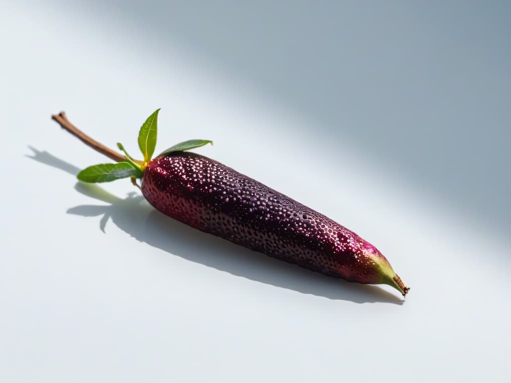  A closeup, ultradetailed image of a single vanilla bean from Madagascar, showcasing its intricate texture, rich aroma, and exotic origins. The bean is delicately placed on a sleek, modern white surface, emphasizing its natural beauty and luxurious appeal. The lighting is soft, highlighting the subtle golden hues of the vanilla pod, creating a visually captivating and minimalist composition that evokes sophistication and elegance. hyperrealistic, full body, detailed clothing, highly detailed, cinematic lighting, stunningly beautiful, intricate, sharp focus, f/1. 8, 85mm, (centered image composition), (professionally color graded), ((bright soft diffused light)), volumetric fog, trending on instagram, trending on tumblr, HDR 4K, 8K