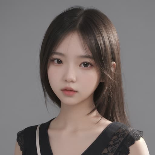  girl, best quality, solo, headshot, simple background