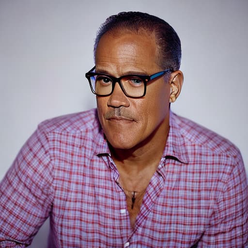 portrait+ style lester holt queer face