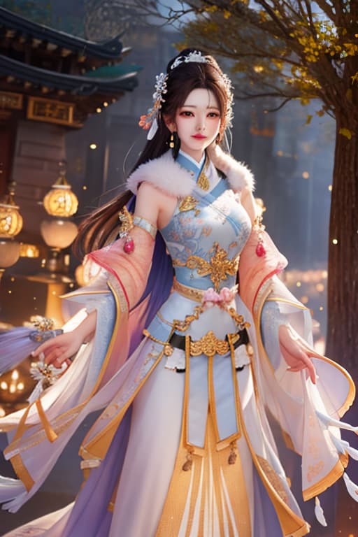  Lin Daiyu hyperrealistic, full body, detailed clothing, highly detailed, cinematic lighting, stunningly beautiful, intricate, sharp focus, f/1. 8, 85mm, (centered image composition), (professionally color graded), ((bright soft diffused light)), volumetric fog, trending on instagram, trending on tumblr, HDR 4K, 8K